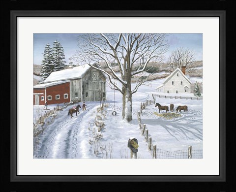 Framed Christmas Delivery Print