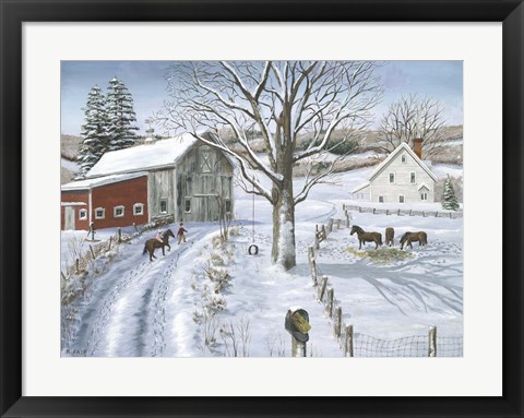 Framed Christmas Delivery Print