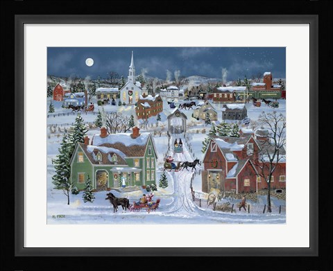 Framed Christmas Homecoming Print