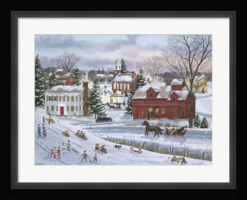 Framed December Eve Print