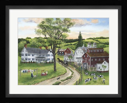 Framed End of the Day Print