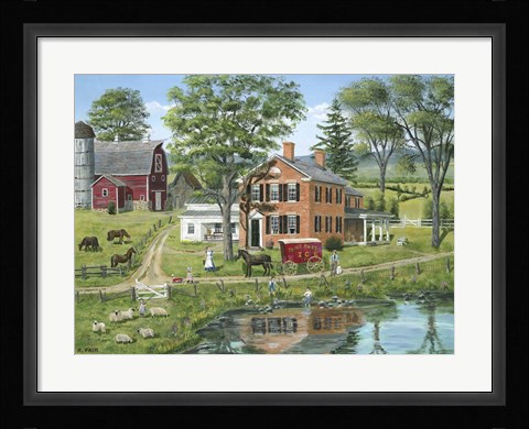 Framed Ice Delivery Print