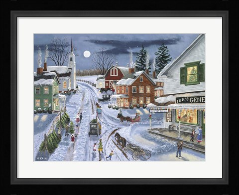Framed Ikes General Store Print
