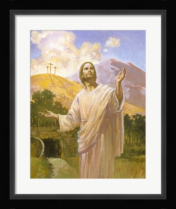 Framed Jesus Print