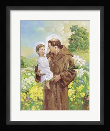 Framed St Francis Print