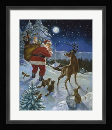 Framed Moonlight Delivery Print