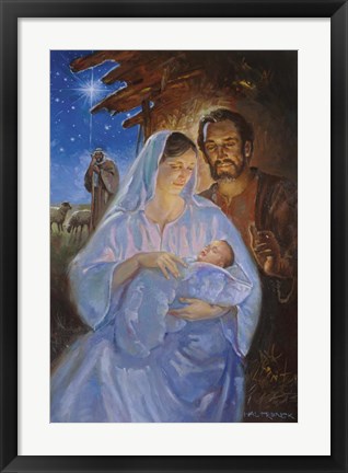 Framed Holy Family Print