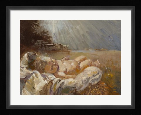 Framed Baby Jesus Print