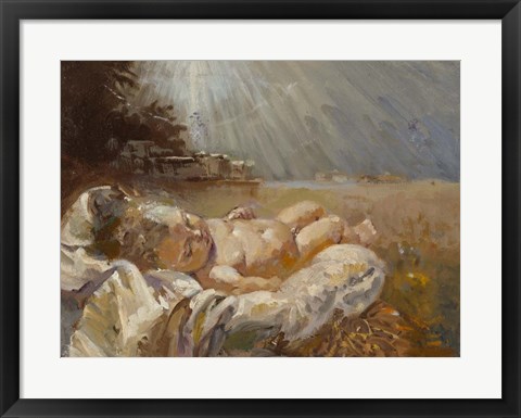 Framed Baby Jesus Print