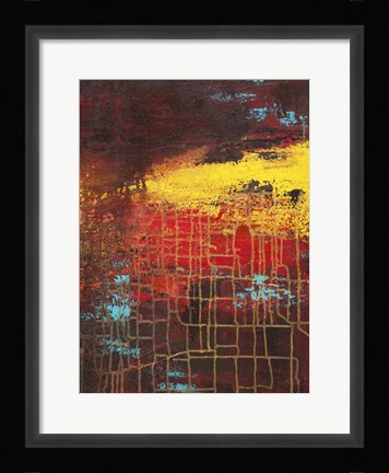 Framed Nimble Morning Canvas I Print