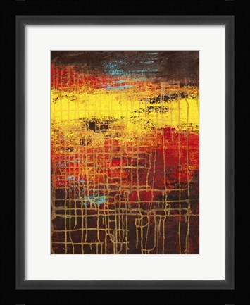 Framed Nimble Morning Canvas II Print
