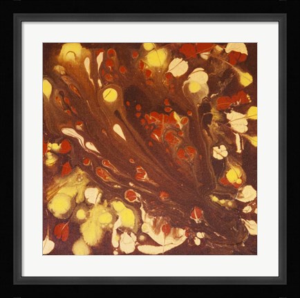 Framed Golden Dragon V Print