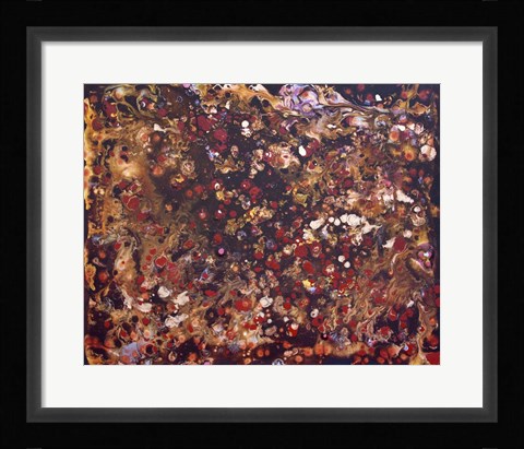 Framed Liquid Energy II Print