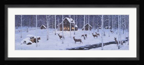 Framed Holiday Silence Print