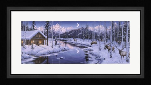 Framed Winter Silence Print