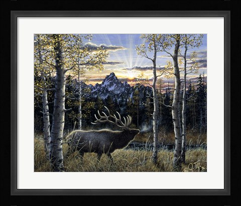 Framed Dawn Of Light Print