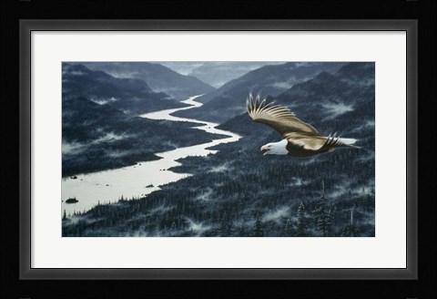 Framed On The Silent Wings Of Freedom Print