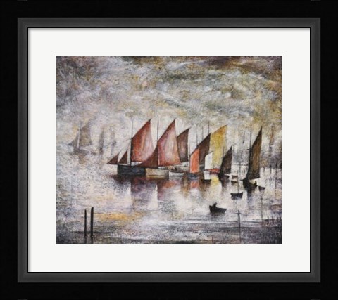 Framed Sailing Boats Print