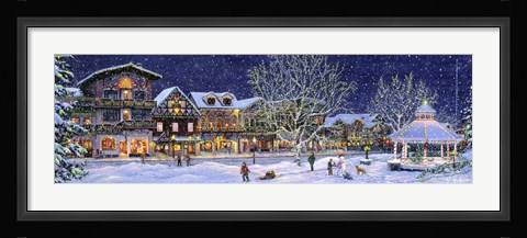 Framed Hometown Holiday Print