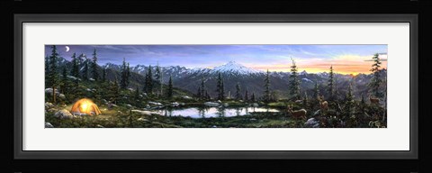 Framed Camping Out Print