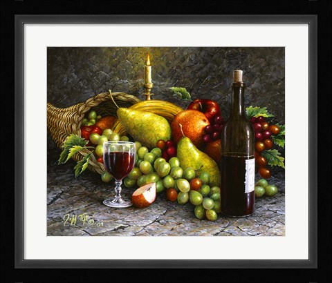 Framed Vintage Print