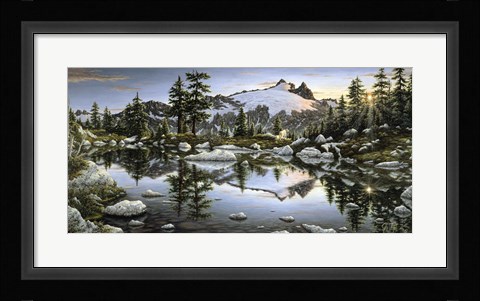 Framed Alpenglow Print