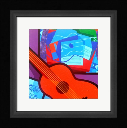 Framed Homage To Juan Gris Print
