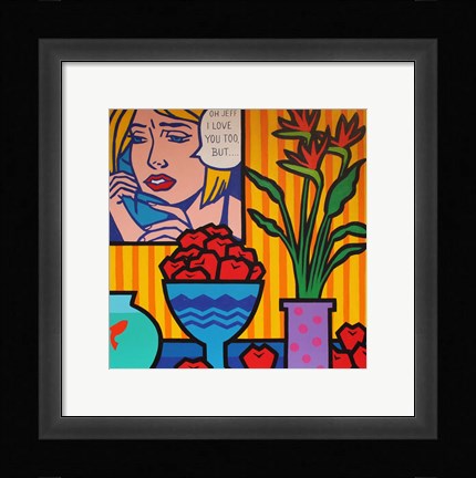 Framed Homage To Lichtenstein And Wesselman Print