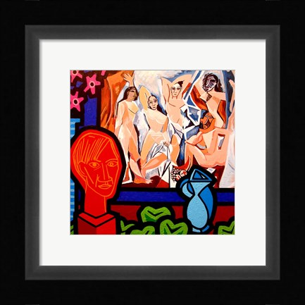 Framed Homage To Picasso 1 Print