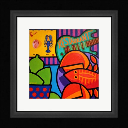Framed Homage To Rock Lobster Print