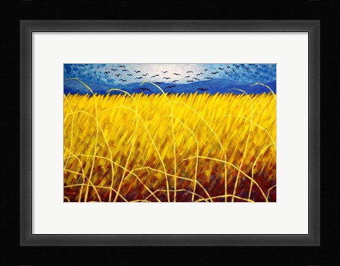 Framed Homage To Van Gogh 1 Print