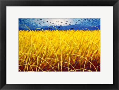 Framed Homage To Van Gogh 1 Print