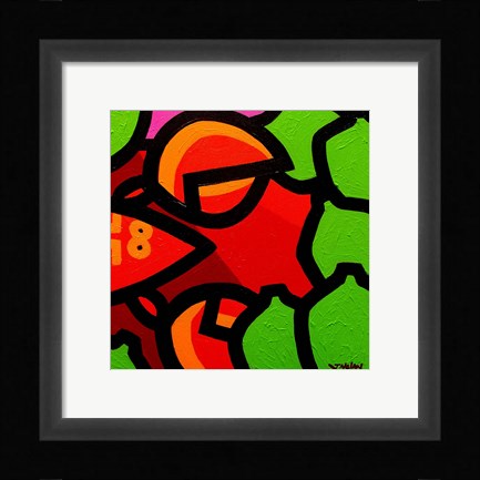 Framed Lobster And Seven Limes Print