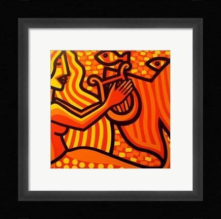 Framed Mermaid Music Print