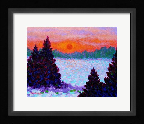 Framed Snowscape Print