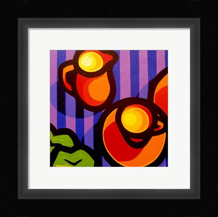 Framed Tea And Apples Print