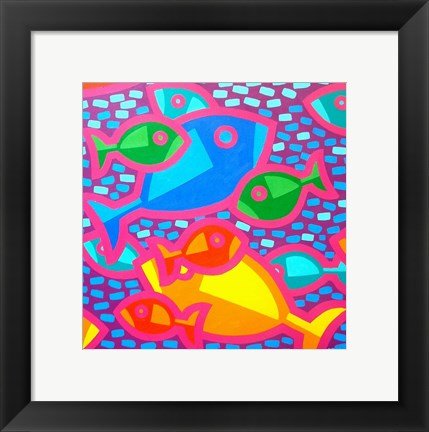 Framed Funky Fish Print