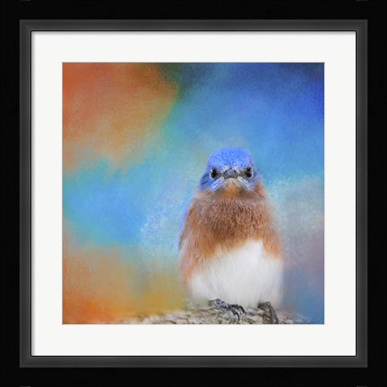 Framed Blue Is Beautiful Print