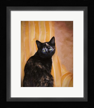 Framed Royal Kitten Print