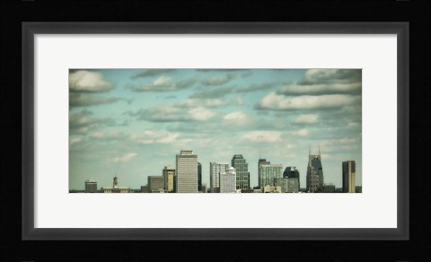 Framed Downtown Nashville After Sunrise Print