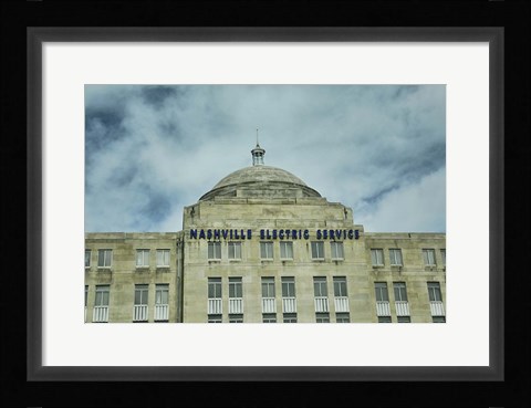 Framed Nashville Electric Service Print