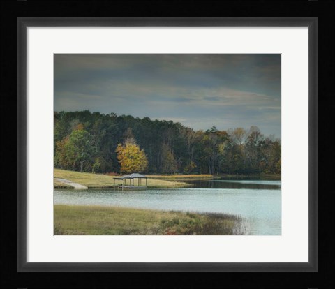 Framed November Dock Print