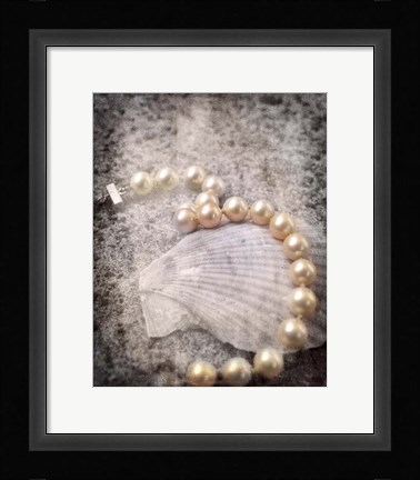 Framed Vintage Pearls Print