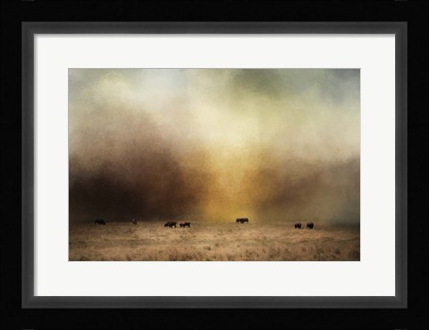 Framed Where The Buffalo Roam Print