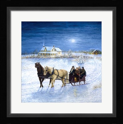 Framed Sleighbells Print
