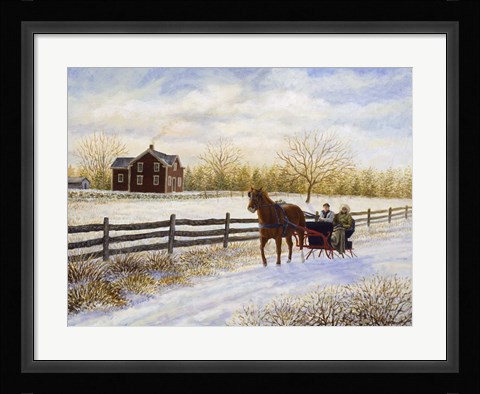 Framed Winter's Day Print