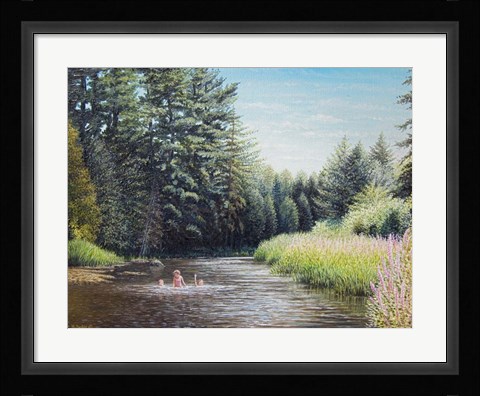 Framed Memories of Summer Print