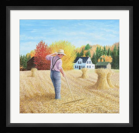 Framed Bountiful Harvest Print