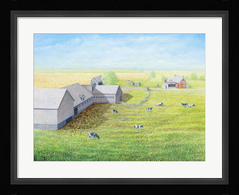 Framed Emerald Acres Print