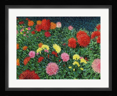 Framed Summer Flowers Print